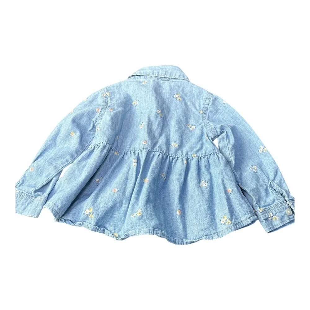 OshKosh B'gosh Blue Floral Blouse